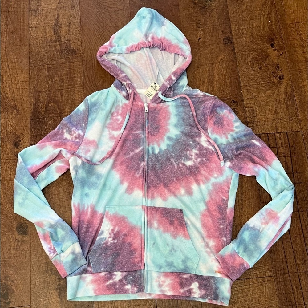 NWT PINK by Victoria’s Secret full zip hoodie Sz small